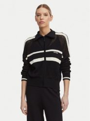 Guess Bluza V6GR08 Z0729 Czarny Regular Fit. Czarne bluzy damskie Guess, xl, z aplikacjami, z syntetyku, bez kaptura. Za 381.99 zł.