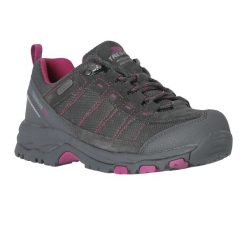 Techniczne Buty Treningowe Damskie Scree Suede. Szare obuwie sportowe damskie Trespass, bez zapięcia, trekkingowe. Za 340.99 zł.