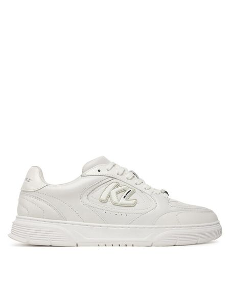 KARL LAGERFELD Sneakersy KL63025 Biały. Białe obuwie sportowe damskie KARL LAGERFELD, ze skóry, bez zapięcia. Za 719.99 zł.