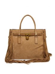 MICHAEL Michael Kors Torebka Hamilton Moderne 30F5ANXS3S Brązowy. Brązowe kuferki damskie MICHAEL Michael Kors, bez wzorów, ze skóry, bez dodatków. Za 2,029.00 zł.