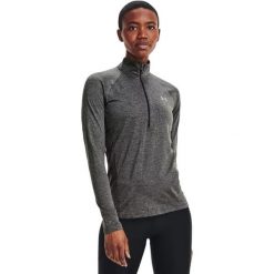 Bluza treningowa damska Under Armour Tech Solid. Szare bluzy damskie Under Armour, xs, bez wzorów, z poliesteru, bez kaptura. Za 81.00 zł.