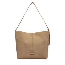 Torebka GINO ROSSI. Brązowe shopper bag Gino Rossi, bez wzorów, bez dodatków. Za 459.99 zł.