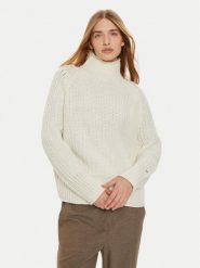 Tommy Hilfiger Golf WW0WW44111 Écru Regular Fit. Golfy damskie Tommy Hilfiger, xxl, bez wzorów, z wełny, bez ramiączek. Za 629.99 zł.