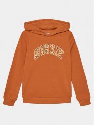 Kids ONLY Bluza Jana 15319464 Pomarańczowy Regular Fit. Brązowe bluzy dziewczęce Kids Only, bez wzorów, z syntetyku, bez ramiączek, bez kaptura. Za 99.99 zł.