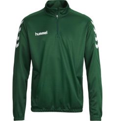 Bluza sportowa dla dorosłych Hummel Core 1/2 Zip Sweat. Czerwone bluzy damskie Hummel, xl, bez wzorów, bez kaptura. Za 89.00 zł.