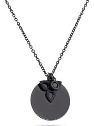 Tamaris Naszyjnik z zawieszką - dł. 45 cm rozmiar: onesize. Czarne naszyjniki damskie Tamaris, ze stali. Za 130.99 zł.