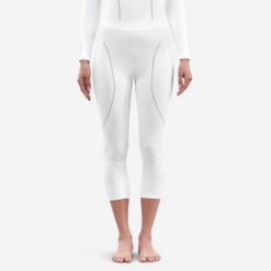 Legginsy termoaktywne narciarskie damskie Wedze BL 900 seamless. Białe legginsy damskie WED'ZE, l, bez wzorów, z elastanu. Za 169.99 zł.