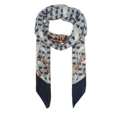 Chusta Guess. Szare chusty damskie Guess, z aplikacjami. Za 199.99 zł.