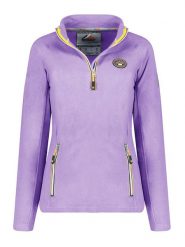 Geographical Norway Bluza polarowa w kolorze fioletowym rozmiar: M. Różowe bluzy damskie Geographical Norway, m, bez wzorów, z polaru, bez kaptura. Za 87.81 zł.