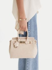 Nine West Torebka CEO-Lexa-LDA8378 Kremowy. Białe kuferki damskie Nine West, z materiału, bez dodatków. Za 199.99 zł.