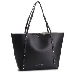 Torebka Jenny Fairy. Czarne shopper bag Jenny Fairy, bez wzorów, bez dodatków. Za 53.99 zł.