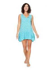 Ipanima Sukienka w kolorze niebiesko-białym rozmiar: 34/36. Niebieskie sukienki damskie Ipanima, bez wzorów, z wiskozy, bez ramiączek. Za 78.99 zł.