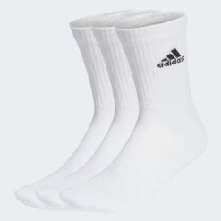 Skarpetki adidas C Spw Crw. Białe skarpetki damskie Adidas, bez wzorów, z bawełny. Za 66.00 zł.