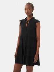 Vero Moda Sukienka codzienna Alba 10342656 Czarny Regular Fit. Czarne sukienki damskie Vero Moda, bez wzorów, z wiskozy, bez ramiączek. Za 139.99 zł.