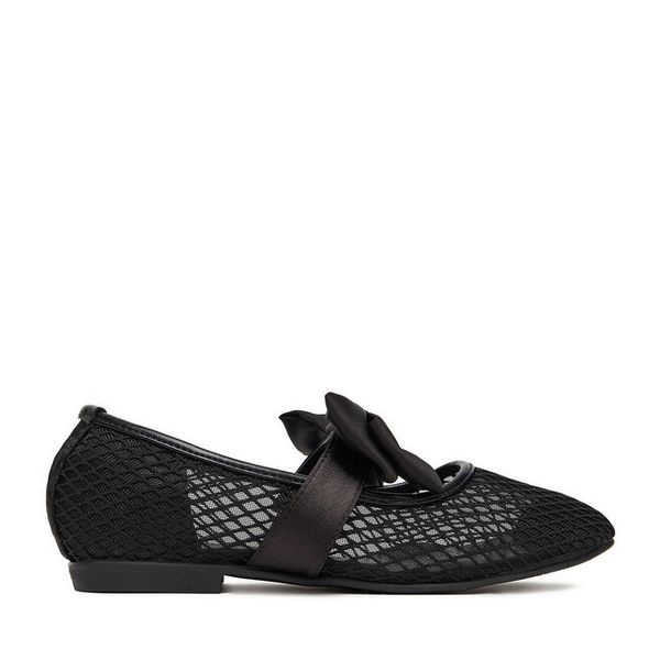 Baleriny DeeZee. Czarne baleriny dziewczęce DeeZee, bez wzorów, bez obcasa, bez zapięcia. Za 79.99 zł.