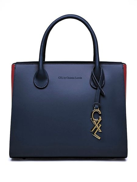 CXL by Christian Lacroix Skórzana torebka "Montaigne" w kolorze niebieskim - 32 x 26 x 15 cm rozmiar: onesize. Niebieskie torebki klasyczne damskie CXL by Christian Lacroix, z materiału, przez ramię, bez dodatków. Za 505.45 zł.