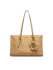 MICHAEL Michael Kors Torebka Zadie 30T6A6ZT8C Kremowy. Białe torebki klasyczne damskie MICHAEL Michael Kors, z materiału, bez dodatków. Za 879.99 zł.