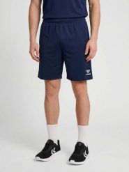 SPODENKI SPORTOWE SZORTY hmlESSENTIAL SHORTS. Niebieskie spodenki sportowe damskie Hummel, m, bez wzorów, z materiału, z standardowym stanem, do piłki ręcznej. Za 116.00 zł.