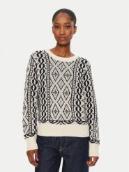 JOOP! Sweter 58 JW244KN329 30043966 Écru Regular Fit. Swetry klasyczne damskie Joop!, z syntetyku, bez kołnierzyka. Za 429.99 zł.