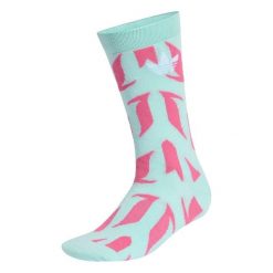 Skarpety Lionel Messi Print 3 Pary W Opakowaniu. Białe skarpetki damskie Adidas, bez wzorów. Za 99.95 zł.