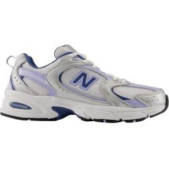 Tenisówki - Leisure - Damskie - New Balance 530 - Siatkowe, Wielokolorowe. Szare trampki damskie New Balance, bez wzorów, z materiału, bez zapięcia. Za 557.00 zł.