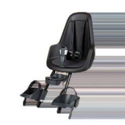 Przedni Fotelik Rowerowy GO Mini do Aheadsetów Standardowych i ICR. Czarne foteliki rowerowe BOBIKE. Za 449.90 zł.