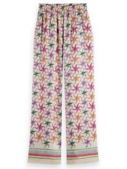 Scotch & Soda Spodnie w kolorze białym ze wzorem rozmiar: L/L30. Białe spodnie materiałowe damskie Scotch & Soda, bez wzorów, z lyocellu. Za 188.85 zł.