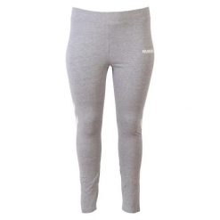 Damskie wysokie legginsy Hummel Legacy Plus. Szare legginsy damskie Hummel, bez wzorów. Za 189.00 zł.