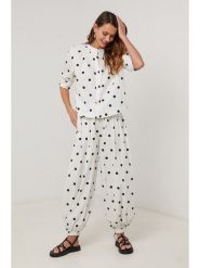 Lin Passion Koszula w kolorze białym rozmiar: 38/40. Białe koszule damskie Lin Passion, bez wzorów, z bawełny, klasyczne, bez kołnierzyka, bez ramiączek. Za 108.99 zł.