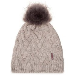 Czapka BUFF Knitted & Fleece Beanie Caryn. Brązowe czapki damskie Buff, bez wzorów. Za 141.35 zł.