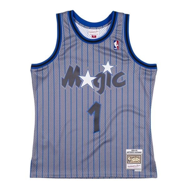 Koszulka NBA Orlando Magic Penny Hardaway. Szare koszulki damskie Mitchell & Ness, bez wzorów, bez kołnierzyka, bez ramiączek. Za 497.00 zł.