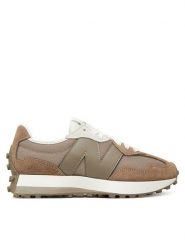 New Balance Sneakersy U327LNC W Brązowy. Brązowe obuwie sportowe damskie New Balance, z materiału, bez zapięcia. Za 529.99 zł.