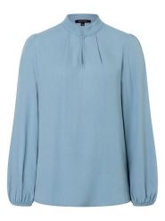 More & More Bluzka w kolorze błękitnym rozmiar: 34. Niebieskie bluzki damskie More & More, s, bez wzorów, z wiskozy, klasyczne, bez kołnierzyka, bez ramiączek. Za 95.69 zł.