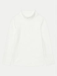 OVS Golf 1912088 Biały Regular Fit. Białe swetry dziewczęce OVS, bez wzorów, z bawełny, bez kołnierzyka, bez ramiączek. Za 29.99 zł.