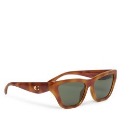 Okulary przeciwsłoneczne Coach. Brązowe okulary przeciwsłoneczne damskie Coach. Za 569.99 zł.