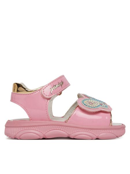 Primigi Sandały 7872111 M Różowy. Czerwone sandały dziewczęce Primigi, ze skóry, bez obcasa, bez zapięcia. Za 229.99 zł.