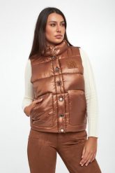 Kamizelka damska pikowana DKNY. Kamizelki damskie DKNY, s, bez wzorów, bez kaptura. Za 539.00 zł.