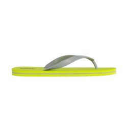 Klapki Softee Coconut. Szare klapki damskie Softee, bez wzorów, z gumy, bez obcasa, bez zapięcia. Za 132.99 zł.