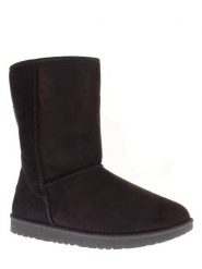 ISLAND BOOT Kozaki zimowe w kolorze czarnym rozmiar: 38. Czarne kozaki damskie Island Boot, na zimę, z materiału, bez obcasa, na platformie, bez zapięcia. Za 153.71 zł.