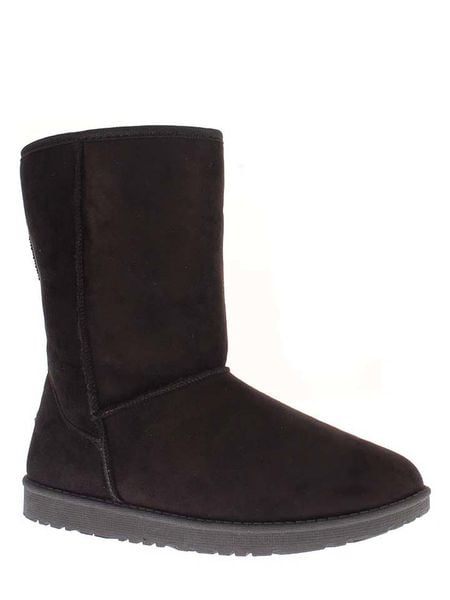 ISLAND BOOT Kozaki zimowe w kolorze czarnym rozmiar: 36. Czarne kozaki damskie Island Boot, na zimę, z materiału, bez obcasa, na platformie, bez zapięcia. Za 143.90 zł.