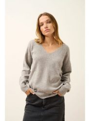 Just Cashmere Kaszmirowy sweter "Birse" w kolorze jasnoszarym rozmiar: S. Szare swetry klasyczne damskie Just Cashmere, s, z kaszmiru, bez kołnierzyka. Za 369.99 zł.