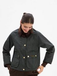 Barbour kurtka woskowana - Beadnell Kobiety Bawełna zielony, 42. Zielone kurtki damskie Barbour, bez wzorów, z bawełny, bez kaptura. Za 1,799.95 zł.