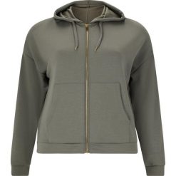 Damska bluza z kapturem zapinana na zamek Q Sportswear Tiamo. Szare bluzy damskie ENDURANCE Q, bez wzorów, z kapturem. Za 353.00 zł.