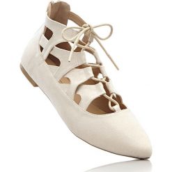 Baleriny bonprix piaskowy. Brązowe balerinki damskie bonprix. Za 32.99 zł.
