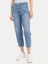 Tommy Hilfiger Jeansy WW0WW44365 Niebieski Tapered Fit. Niebieskie jeansy damskie Tommy Hilfiger. Za 349.99 zł.