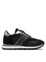 Geox Sneakersy D Spherica Vseries D45F4A 01485 C9999 Czarny. Czarne obuwie sportowe damskie Geox, z materiału, bez zapięcia. Za 469.99 zł.