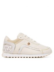 MICHAEL Michael Kors Sneakersy Byrdie Trainer MK02725256 Écru. Buty sportowe dziewczęce MICHAEL Michael Kors, ze skóry, bez zapięcia. Za 389.99 zł.