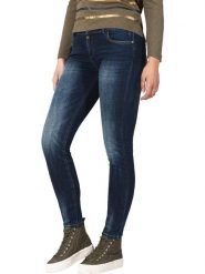 Timezone Dżinsy "Aleena" - Skinny fit - w kolorze granatowym rozmiar: W32/L32. Niebieskie jeansy damskie Timezone. Za 122.96 zł.
