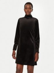 Gap Sukienka codzienna 646695 Czarny Regular Fit. Czarne sukienki damskie GAP, bez wzorów, z syntetyku, bez ramiączek. Za 189.99 zł.