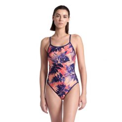 Strój kąpielowy damski Arena Reversible Swimsuit Dwustronny. Czerwone stroje jednoczęściowe Arena, bez wzorów, z materiału. Za 213.64 zł.